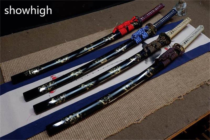 Handmade T10 real hamon katana Swords ss309