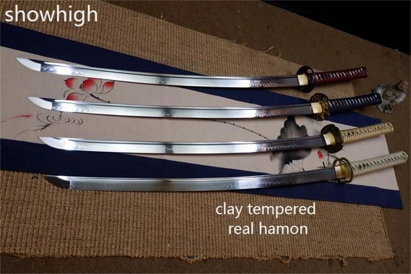 Handmade T10 real hamon katana Swords ss309