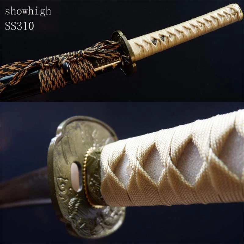 Handmade T10 real hamon katana Swords ss310