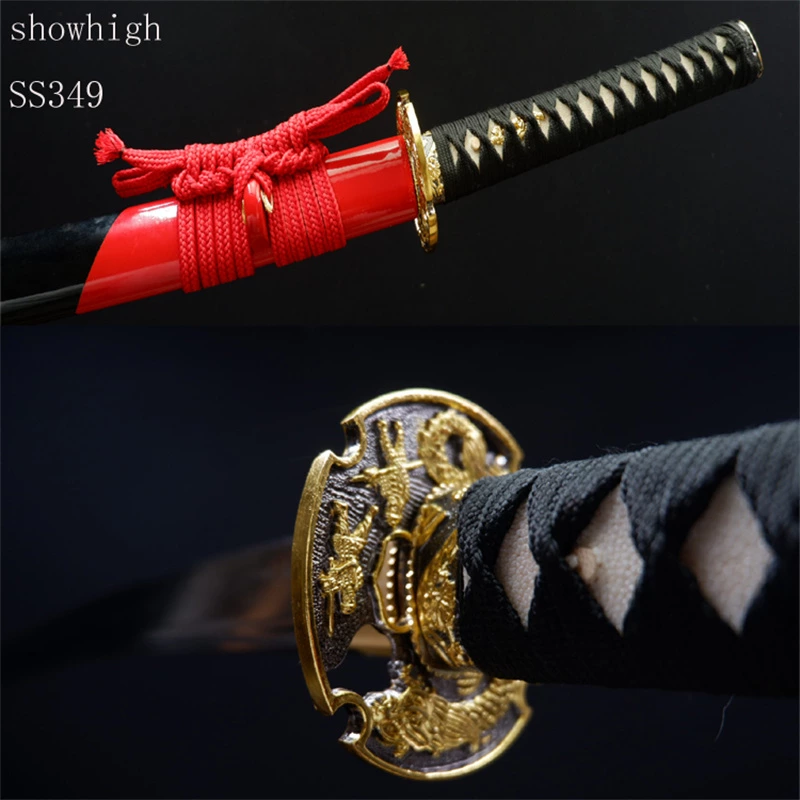 Handmade carbon steel katana Swords ss349