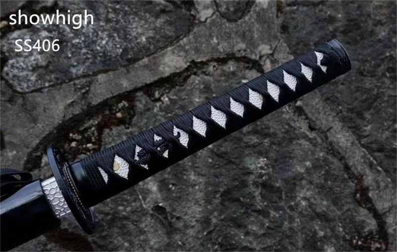 Handmade black dragon katana Swords ss406