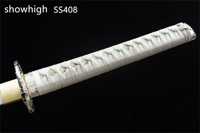 Handmade  white katana Swords ss408