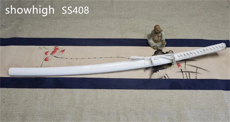 Handmade  white katana Swords ss408