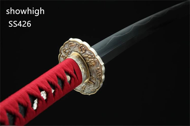 Handmade  high quality T10 real hamon katana Swords ss426