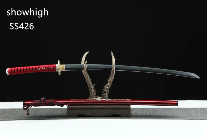 Handmade  high quality T10 real hamon katana Swords ss426