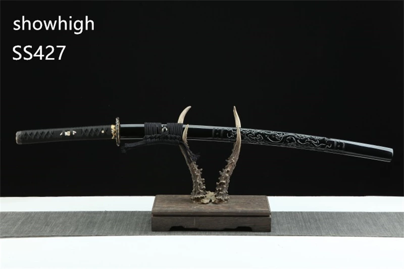 Handmade dragon carved katana  Swords ss427