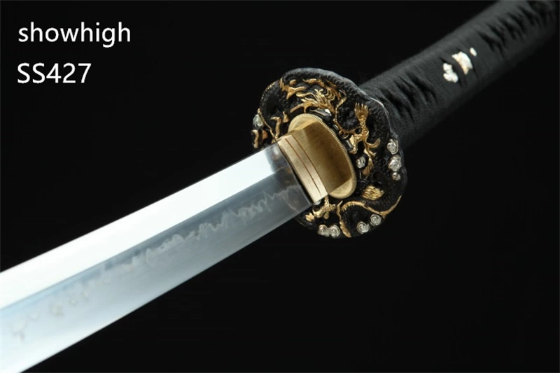 Handmade dragon carved katana  Swords ss427