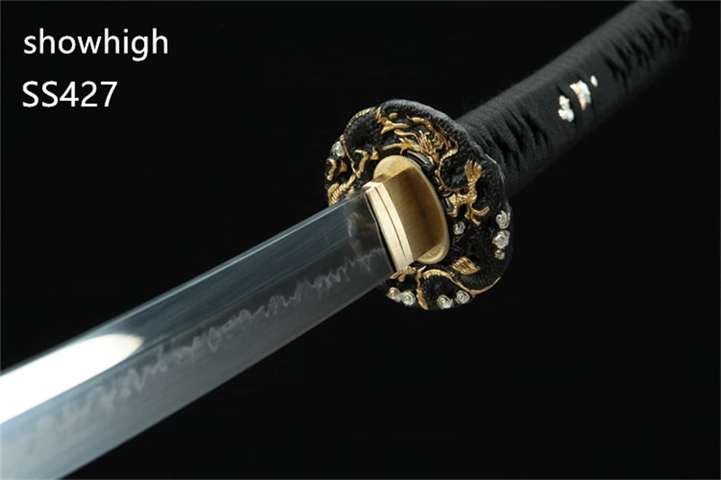 Handmade dragon carved katana  Swords ss427