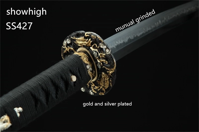 Handmade dragon carved katana  Swords ss427