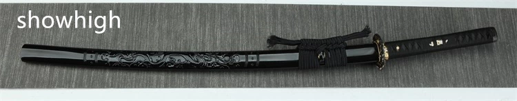 Handmade dragon carved katana  Swords ss427