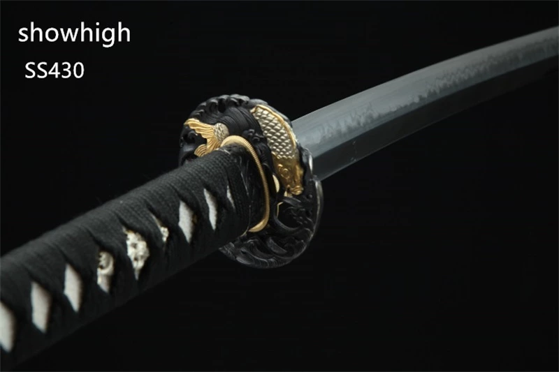 Handmade T10 real hamon katana  Swords with shell saya ss430