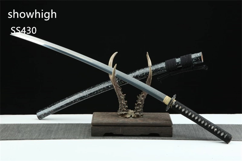 Handmade T10 real hamon katana  Swords with shell saya ss430