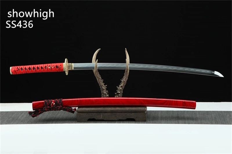 Handmade T10 real hamon katana Swords ss436