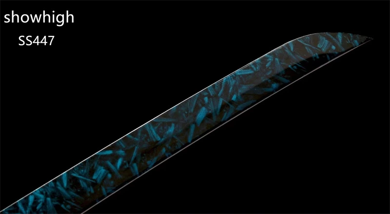 Handmade high carbon unique pattern  katana Swords  ss447