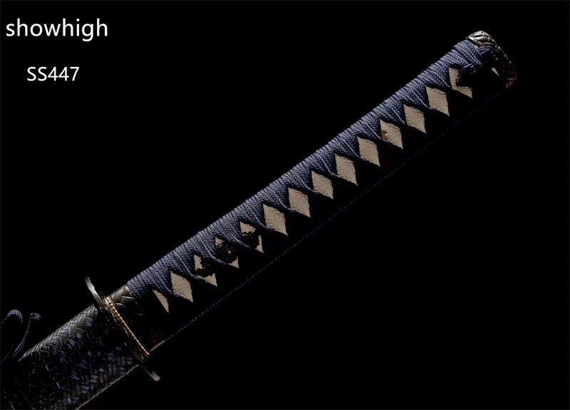 Handmade high carbon unique pattern  katana Swords  ss447