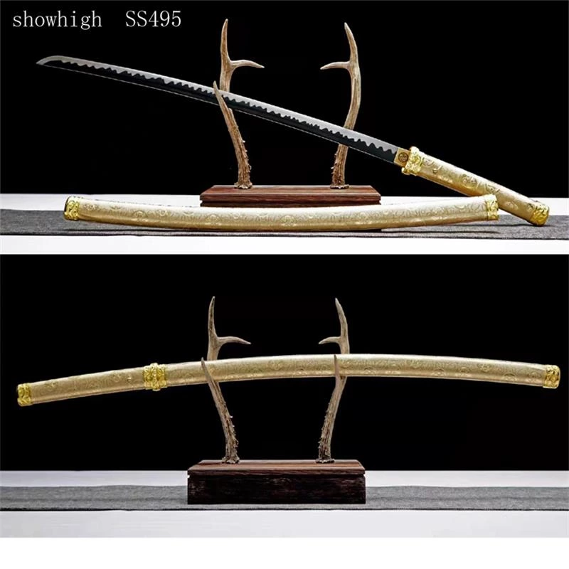 Handmade gold eye beast katana  Swords ss495