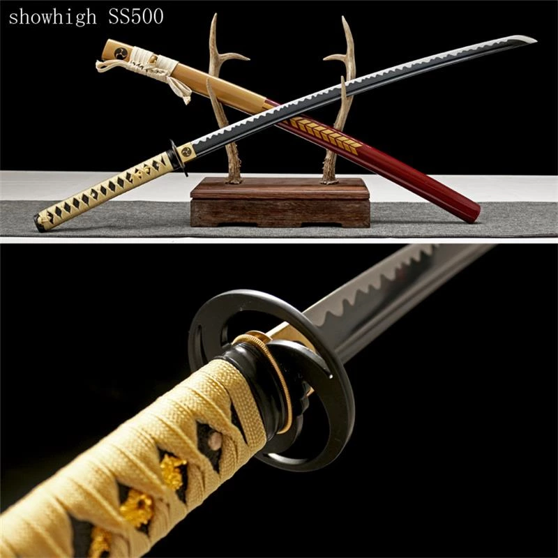 Handmade carbon steel katana Swords ss500