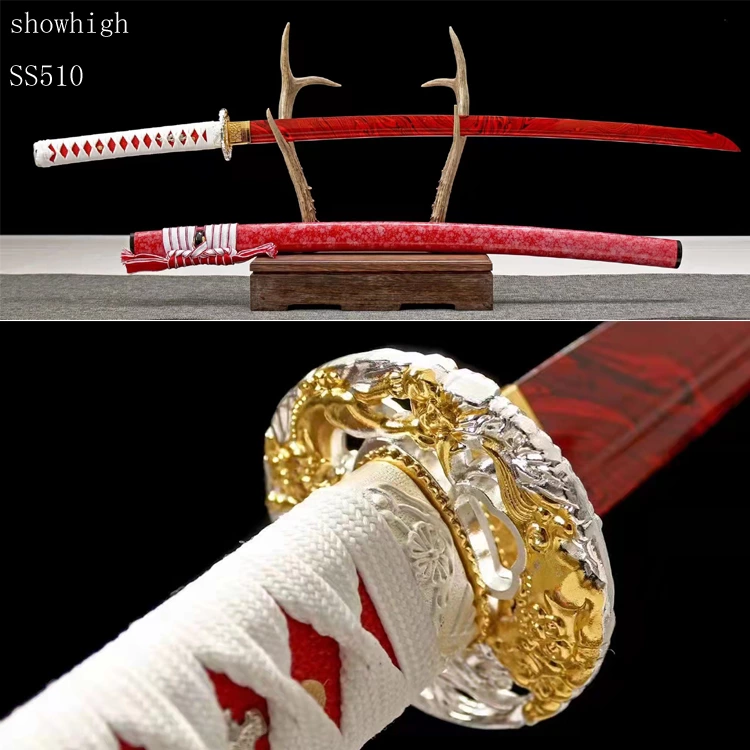 Handmade  flame katana  Swords ss510