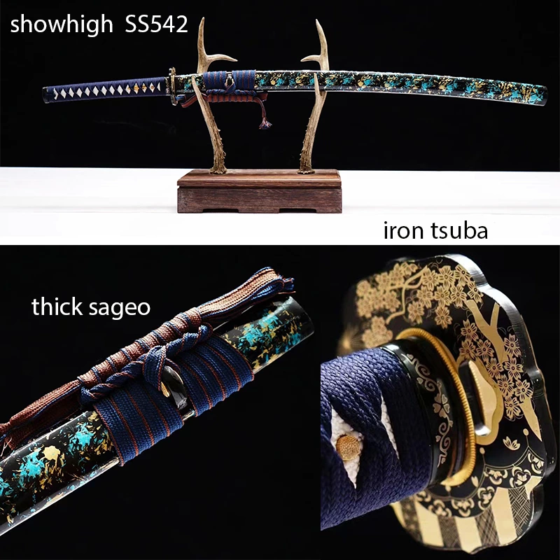 Handmade high quality functional katana  Swords ss542