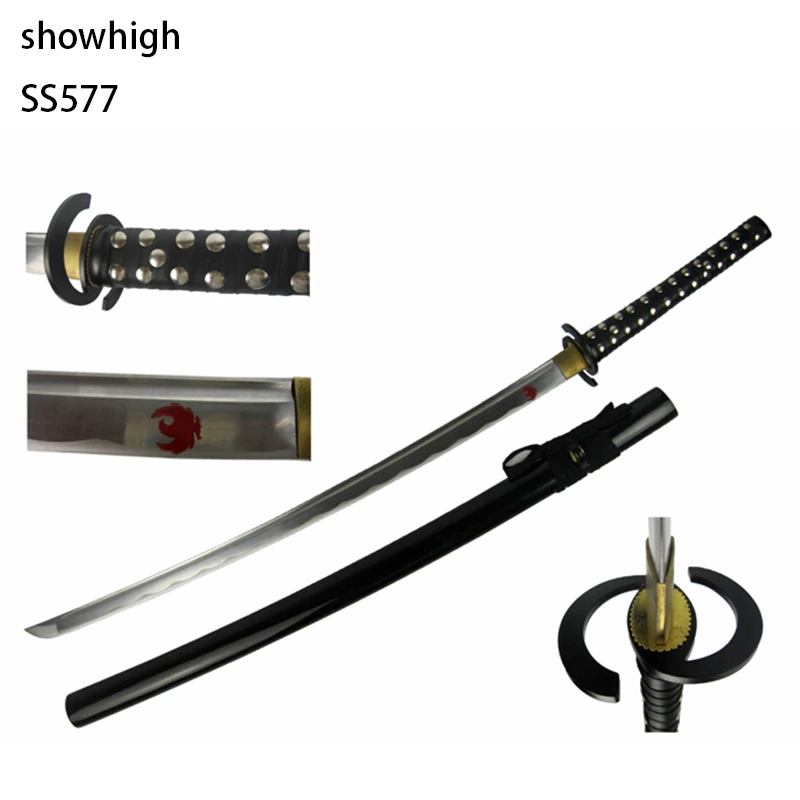 Handmade functional carbon steel katana Swords ss577