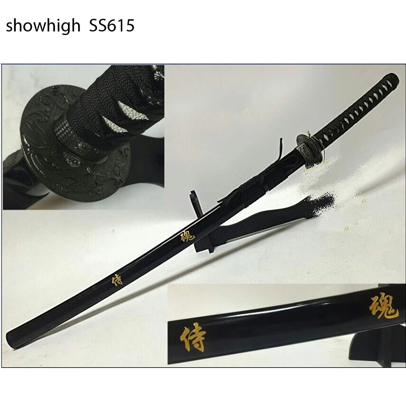 handmade high quality seven virtues katana sword ss614