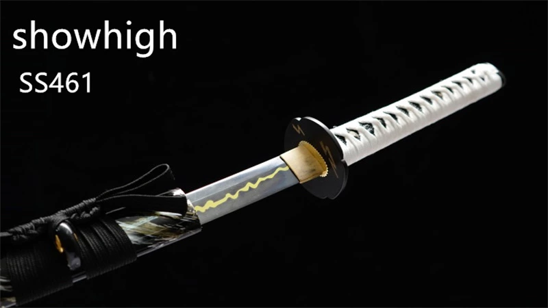 Handmade yellow lightning katana Swords ss461