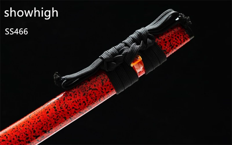 Handmade T10 red real hamon katana  Swords ss466