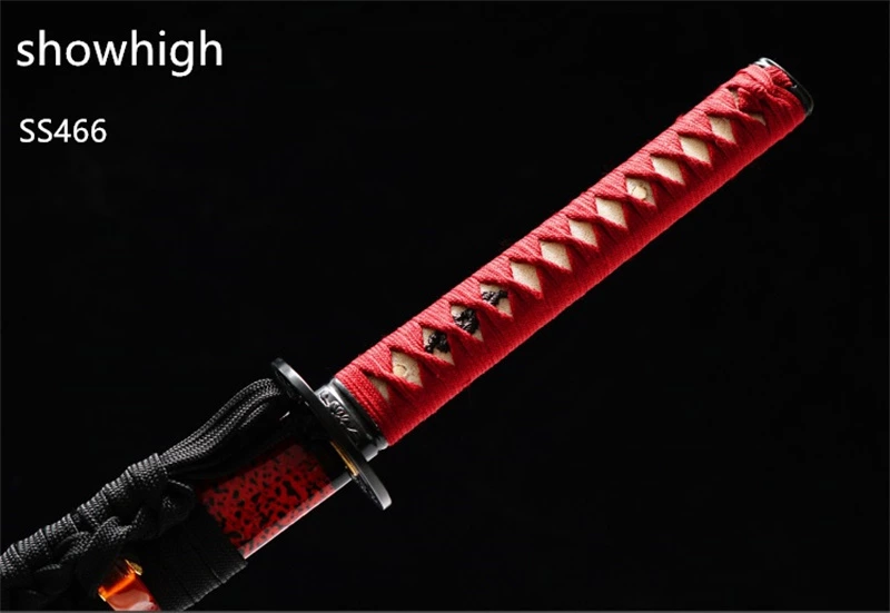 Handmade T10 red real hamon katana  Swords ss466