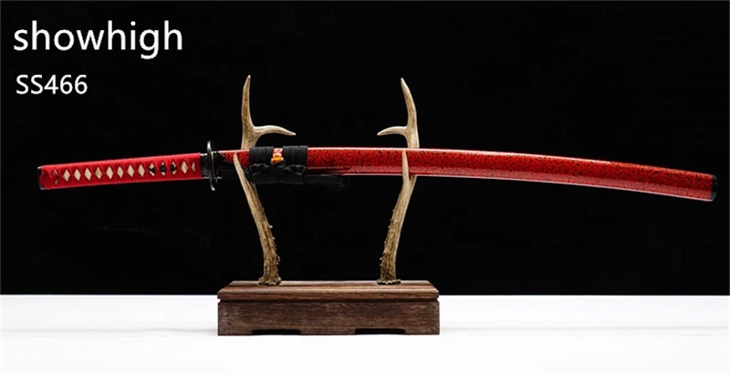 Handmade T10 red real hamon katana  Swords ss466