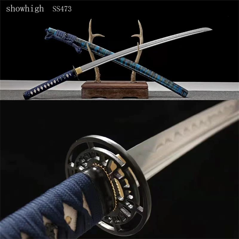 Handmade high carbon real hamon katana Swords ss473