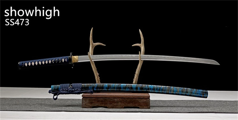 Handmade high carbon real hamon katana Swords ss473