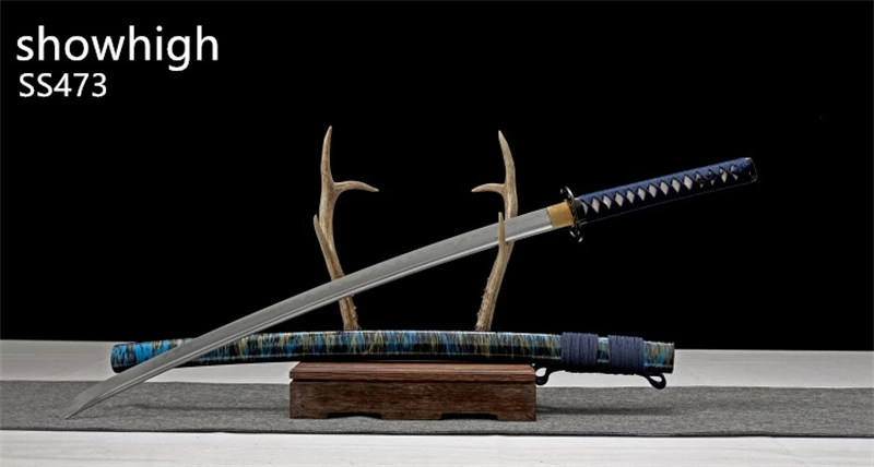 Handmade high carbon real hamon katana Swords ss473