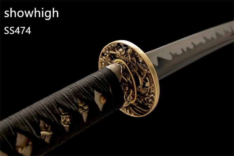 Handmade  T10 real hamon katana Swords ss474