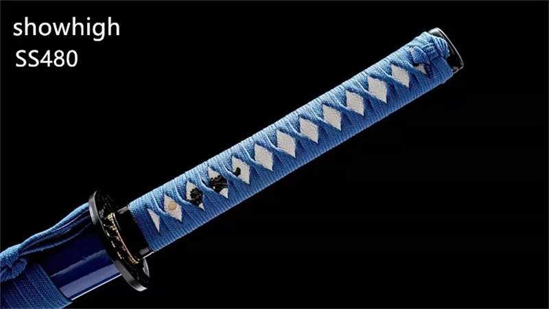 Handmade blue katana Swords ss480