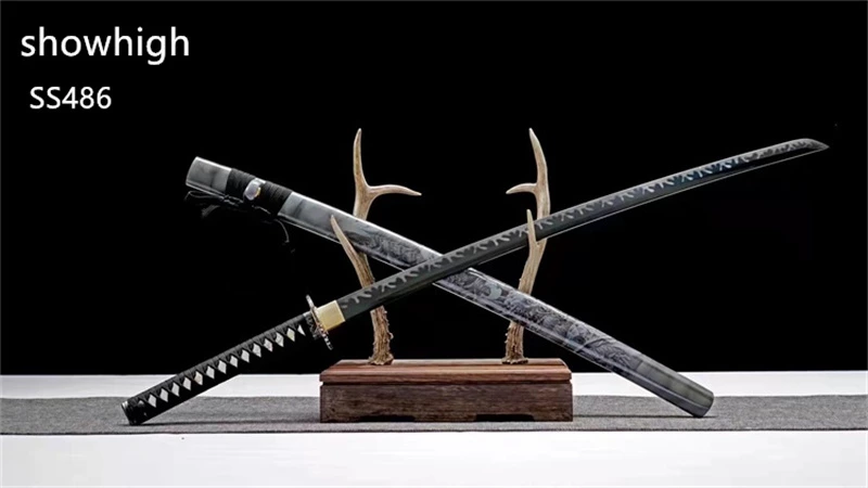 Handmade evil dragon katana  Swords ss486