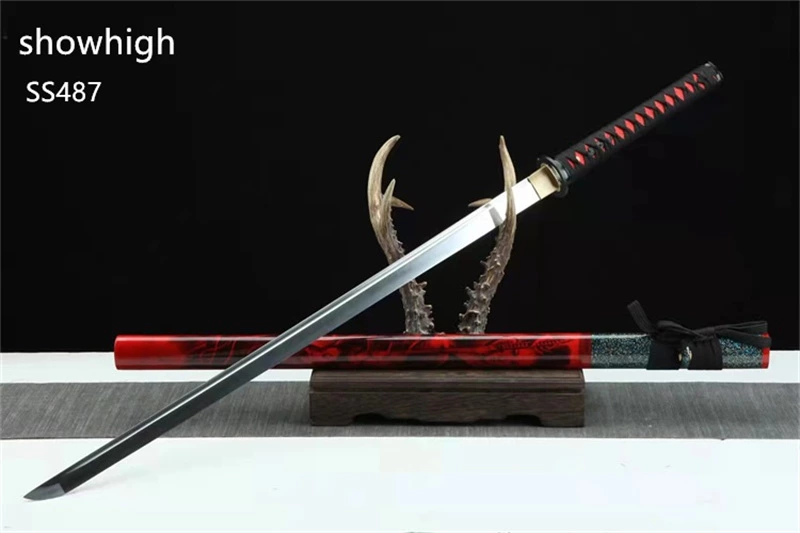 Handmade carbon steel katana Swords ss487