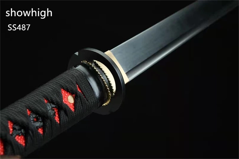 Handmade carbon steel katana Swords ss487