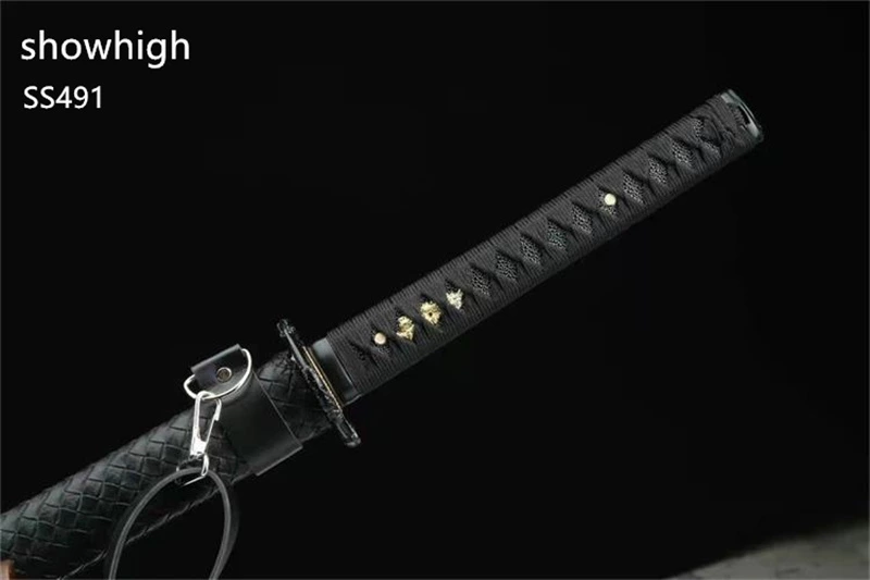 Handmade black katana  Swords ss491