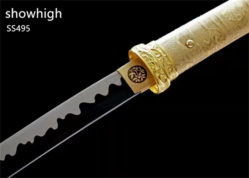 Handmade gold eye beast katana  Swords ss495