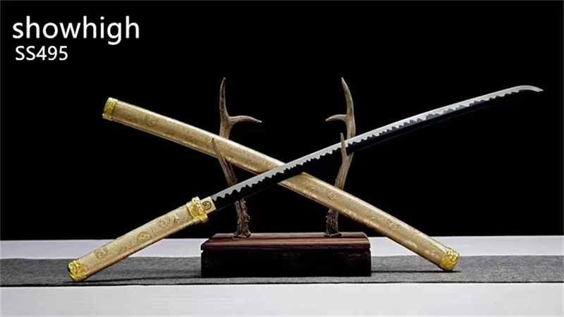 Handmade gold eye beast katana  Swords ss495