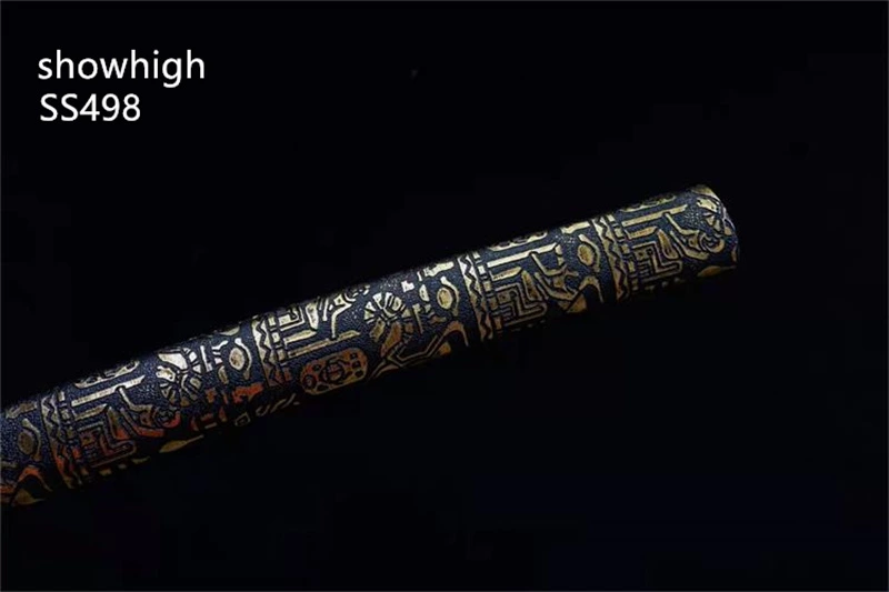 Handmade gold skuull katana Swords ss498