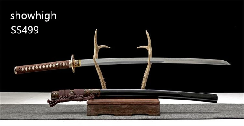 Handmade T10 real hamon katana Swords ss499