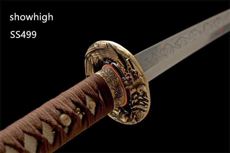 Handmade T10 real hamon katana Swords ss499