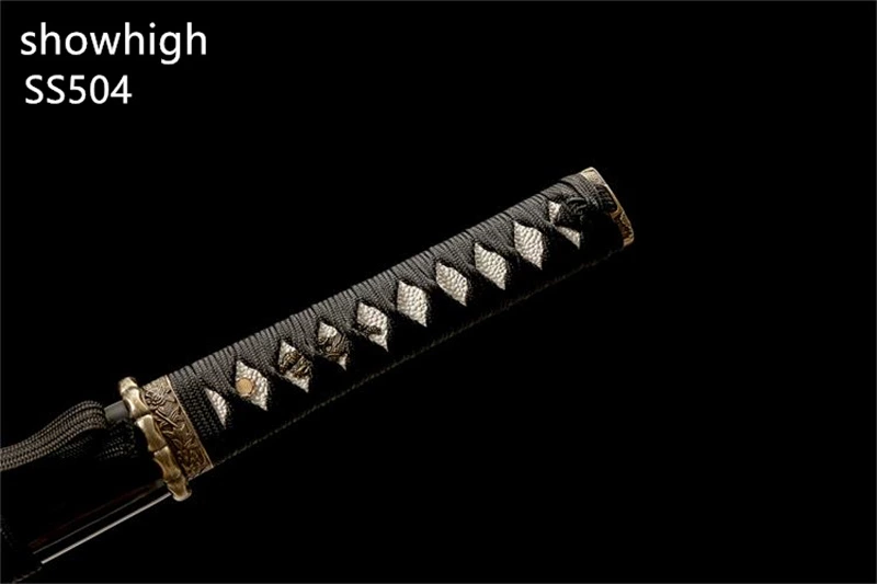 Handmade black wakizashi Swords ss504