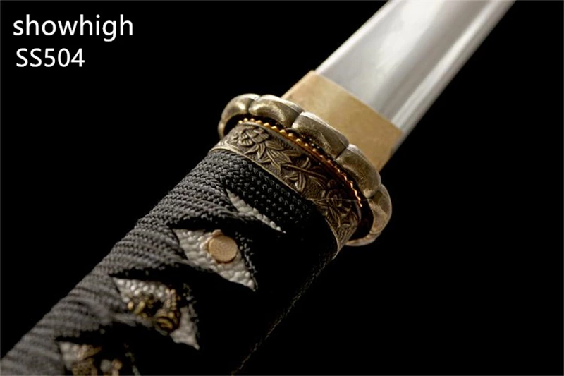 Handmade black wakizashi Swords ss504