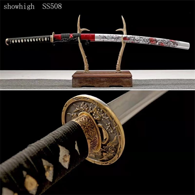 Handmade rose katana Swords ss508