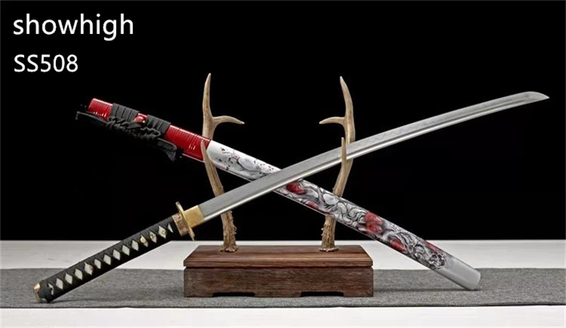 Handmade rose katana Swords ss508