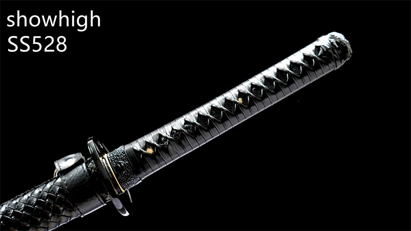 handmade black wolf katana sword  ss528