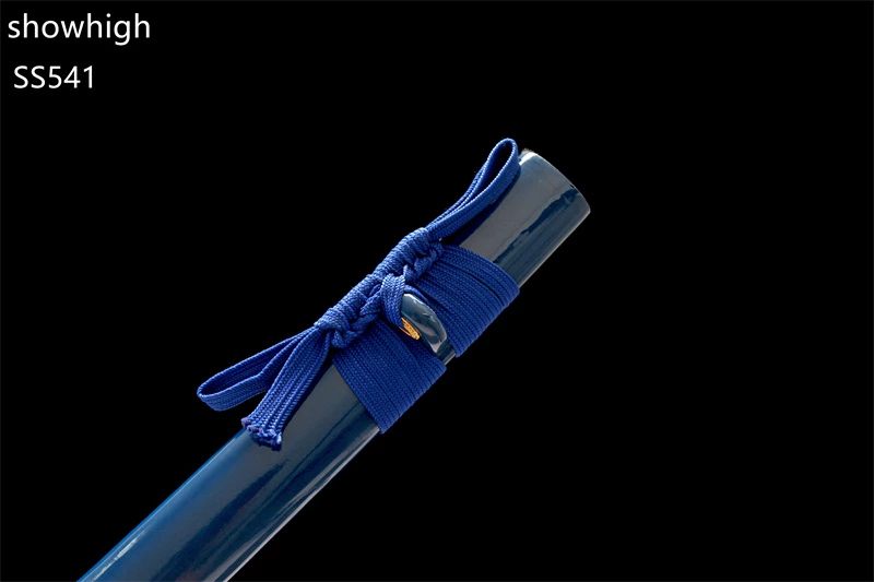 Handmade  functional  blue katana Swords ss541