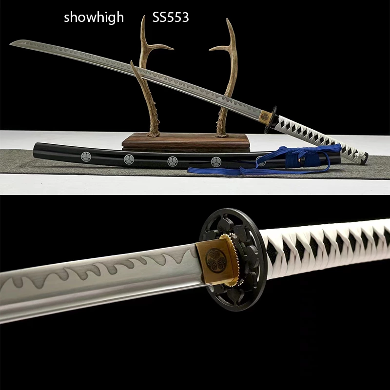 Handmade  T10 special hamon katana Swords ss553